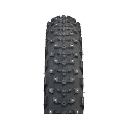 45NRTH Dillinger 4 Tire - 27.5 x 4.0, Tubeless, Folding, Black, 60 TPI, 168 Carbide Steel Studs (Bicycle Tires) – showcase