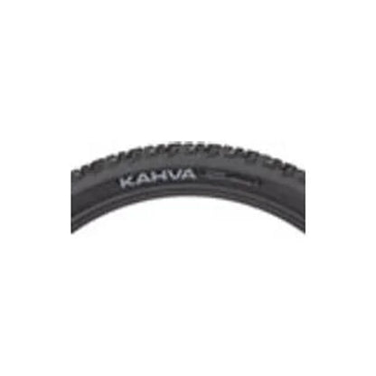 45NRTH Kahva Tire - 29 x 2.25, Tubeless, Folding, Black, 60 TPI, 252 Concave Carbide Studs (Bicycle Tires) – front profile
