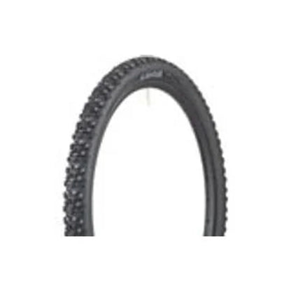45NRTH Kahva Tire - 29 x 2.25, Tubeless, Folding, Black, 60 TPI, 252 Concave Carbide Studs (Bicycle Tires) – showcase image