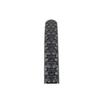 45NRTH Kahva Tire - 29 x 2.25, Tubeless, Folding, Black, 60 TPI, 252 Concave Carbide Studs (Bicycle Tires) – studio photo