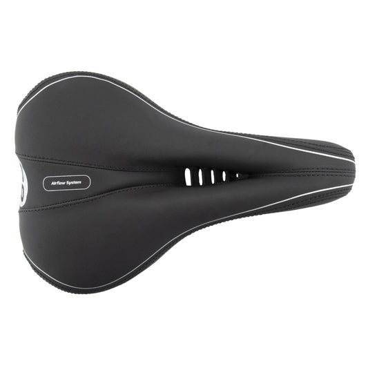 Cloud-9 Comfort Airflow Saddle - Soft Touch Vinyl, Multi-Stage Foam