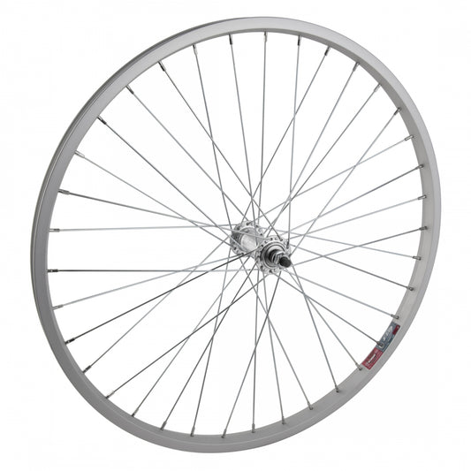Wheelmaster 24" Alloy Mountain  Front Wheel - Silver 3/8 BO
