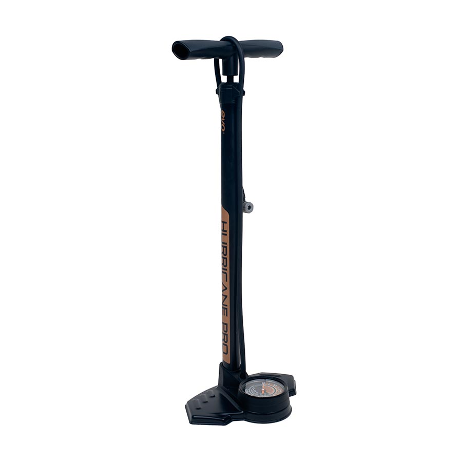 EVO, Hurricane Pro, Floor Pump, SmartHead, 160psi, Black/Gold