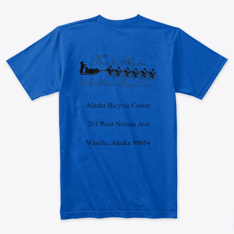 Alaska Bicycle Center 2023 Fall Design - Premium Ring-Spun Cotton T-Shirt