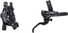 Shimano Deore XT BL-M8100/BR-M8120 Disc Brake and Lever - Rear, Hydraulic, Post Mount, 4-Piston, Finned Pads, I-SPEC EV Clamp Band, Black