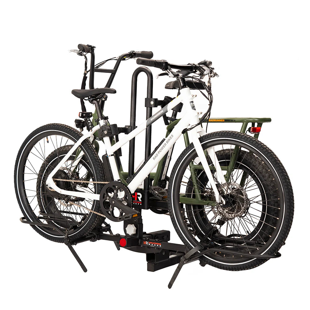 Hollywood HR1700 Sport Rider RV Fat & Electric Compatible  RV Hitch Rack, 2 Bikes, Black