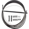 SRAM Stainless Steel Shift Cable and Housing Kit - Road/MTB, 4mm, Reinforced Linear Strand, Black