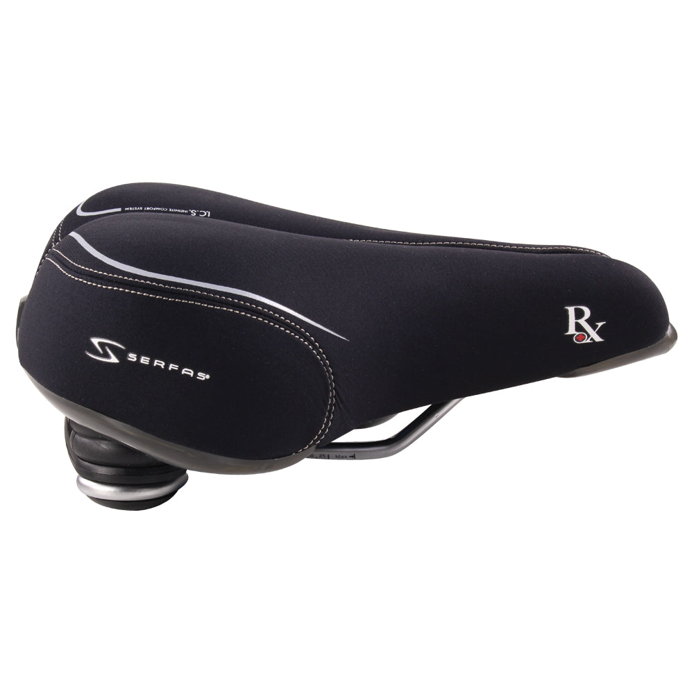 Serfas CR-RXL Twin Bar Design Cruiser RX Comfort w/ Lycra Cover Seat