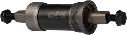 MSW ST100 Bottom Bracket - English, 73 x 122.5mm, Square Taper JIS