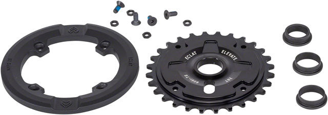 Eclat, Elevate Guard, Chainring, Teeth: 28, 6061-T6 Aluminum, Black