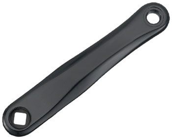 Samox SAC08 Left Crank Arm - 170mm, JIS Diamond Taper Spindle Interface, Forged Aluminum, Spindle Bolt Sold Separate, Black