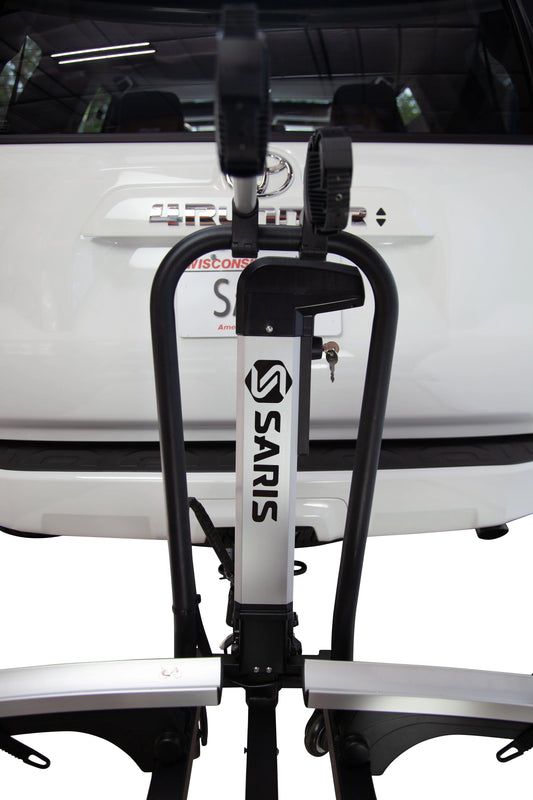 Saris Door County 2-Bike Motorized Hitch Rack, Electric Lift, Easy Tilt & Electric Rear Lights