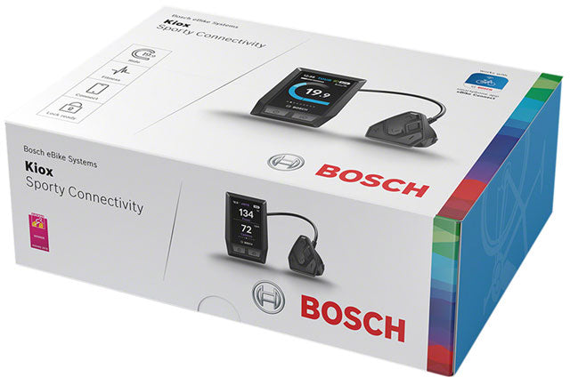 Bosch Kiox Aftermarket Kit: Includes Display Kiox Headunit (BUI330), Socket with mounting plate, remote, 1500mm Cable