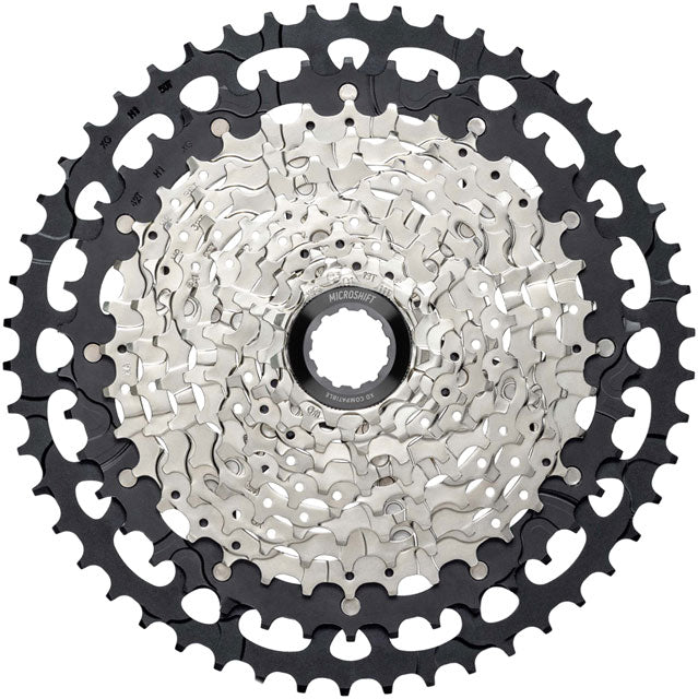 microSHIFT Advent MX 1x11-Speed Groupset - MX Trail Shifter, MX Pro Rear Derailleur, Aluminum Cage, Clutch, 11-50t Cassette, For XD Driver
