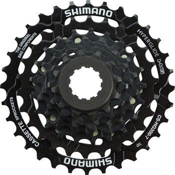 Shimano Tourney CS-HG200 Cassette - 7 Speed, 12-32t, Black