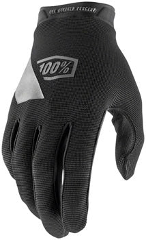 100% Ridecamp Youth Gloves - Black, Full Finger