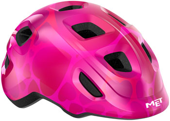 MET Helmets Hooray MIPS Child Helmet - Pink Hearts