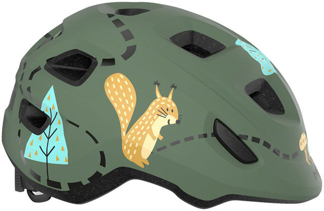 MET Helmets Hooray MIPS Child Helmet - Green Forest, Small, 52-55cm