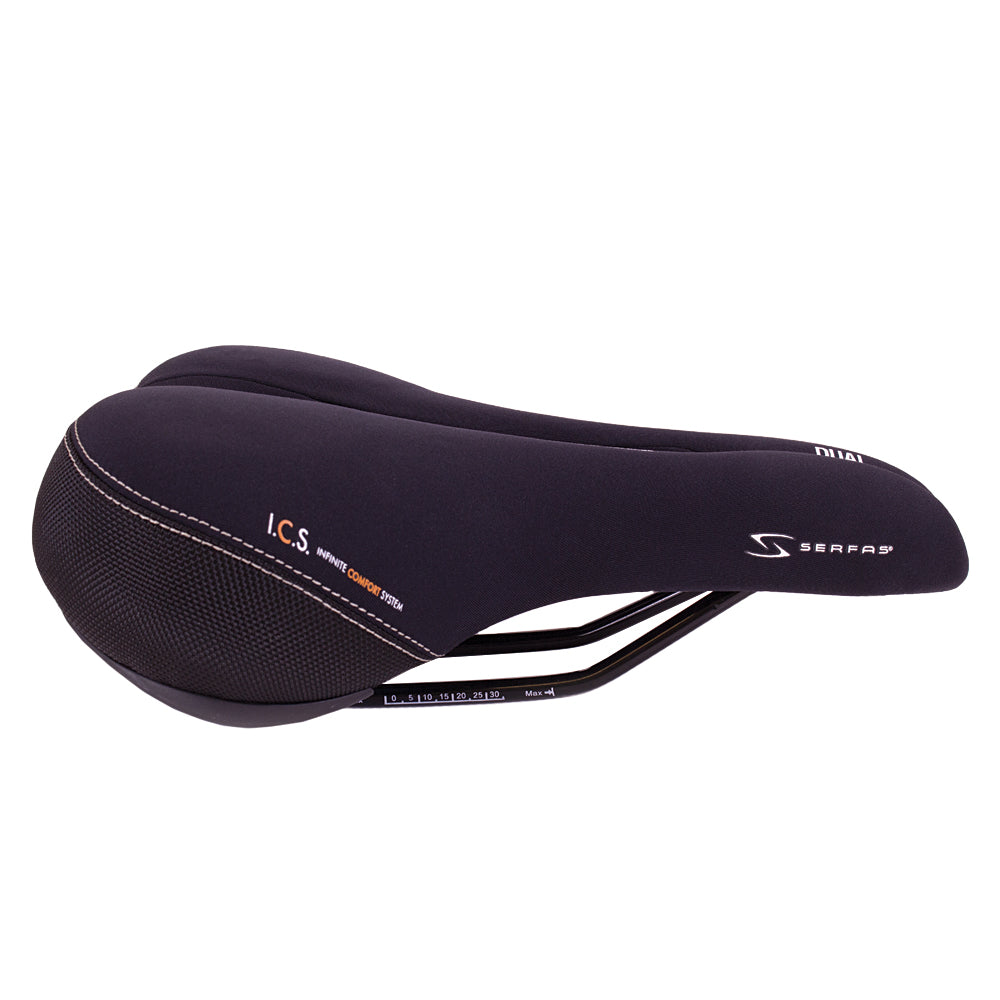 Serfas DDL-CT Dual Density® Women’s Comfort W/Cutout & Lycra Cover Saddle