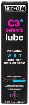 Muc-Off C3 Wet Ceramic Bike Chain Lube - 50ml, Drip