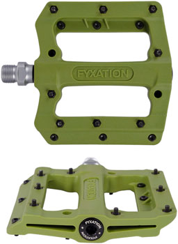 Fyxation Mesa MP Pedals - Platform, Composite/Plastic, 9/16", Desert Sadona Green