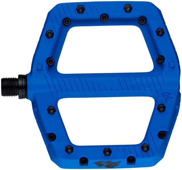 RaceFace Chester Pedals - Platform, Composite, 9/16", Large, Blue