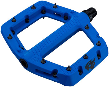 RaceFace Chester Pedals - Platform, Composite, 9/16", Large, Blue