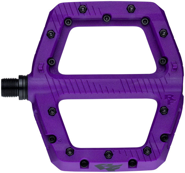 RaceFace Chester Pedals - Platform, Composite, 9/16", Large, Purple