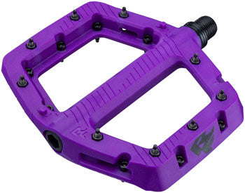 RaceFace Chester Pedals - Platform, Composite, 9/16", Large, Purple