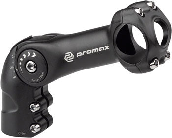 Promax MA-595 31.8mm, Length 110mm, Adjustable Threadless Stem Black