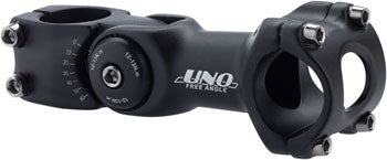 Kalloy 820 Stem - 110mm, 31.8 Clamp, Adjustable, 1 1/8", Aluminum, Black