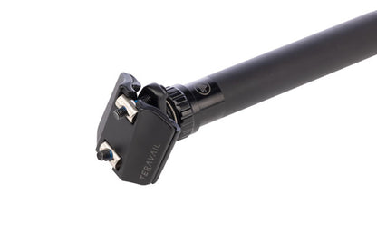 Teravail Telec Dropper Seatpost - 31.6 x 385mm, 125mm Travel, Black, No Remote