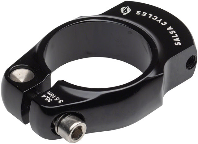 Salsa Rack-Lock Seatpost Clamp - 35.4mm, Bolt-On, Black