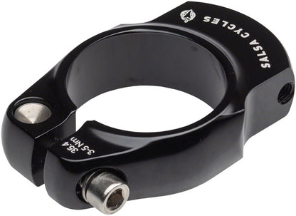 Salsa Rack-Lock Seatpost Clamp - 35.4mm, Bolt-On, Black