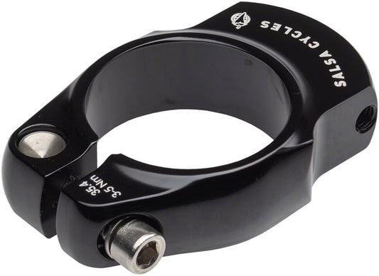 Salsa Rack-Lock Seatpost Clamp - 35.4mm, Bolt-On, Black