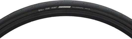 Teravail Telegraph Tire - 700 x 30, Tubeless, Folding, Black, Light and Supple