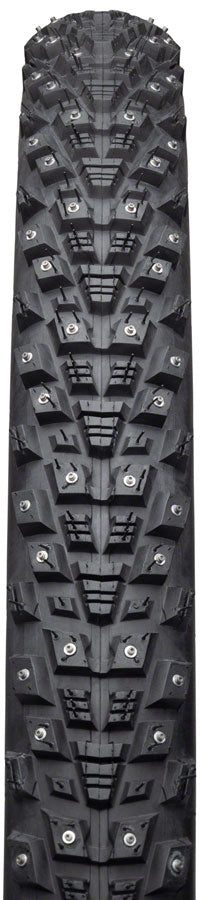 45NRTH Kahva Tire - 27.5 x 2.1, Clincher, Steel, Black, 33tpi, 240 Carbide Steel Studs