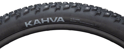 45NRTH Kahva Tire - 29 x 2.25, Clincher, Wire, Black, 33 TPI, 252 Carbide Steel Studs