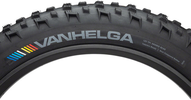 45NRTH Vanhelga Tire - 27.5 x 4, Tubeless, Folding, Black, 120 TPI