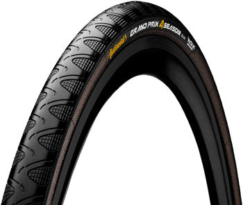 Continental Grand Prix 4-Season Tire - 700 x 23, Clincher, Folding, Black, Vectran Breaker, DuraSkin