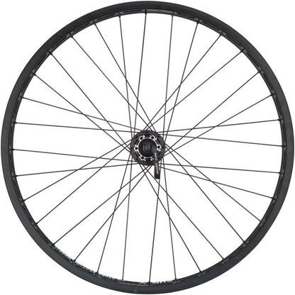 Quality Wheels Pugsley Rear Wheel - 26", QR x 135mm, 6-Bolt, HG 10, Black