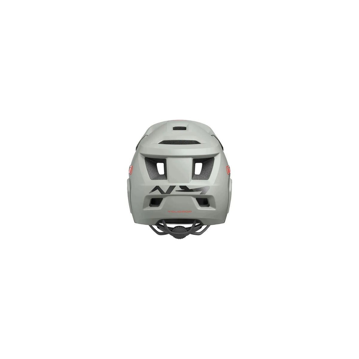 Abus YouDrop FF Helmet - Chalk Gray, Small (Bicycle Helmets) – close-up detail