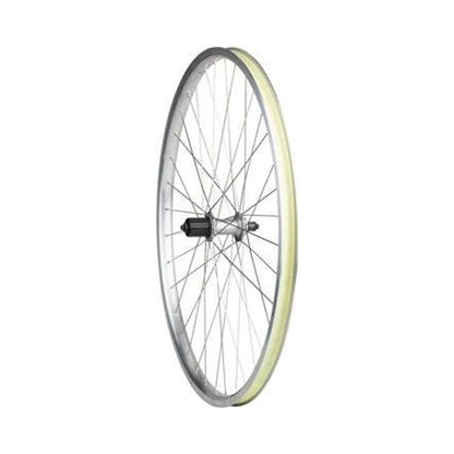 Quality Wheels Value HD Series Rear Wheel - 29", QR x 135mm, Rim Brake, HG 10, Silver, Clincher – Basic Replacement Quality Wheels Value HD Series Rear Wheel - 29", QR x 135mm, Rim Brake, HG 10, Silver, Clincher (Bicycle