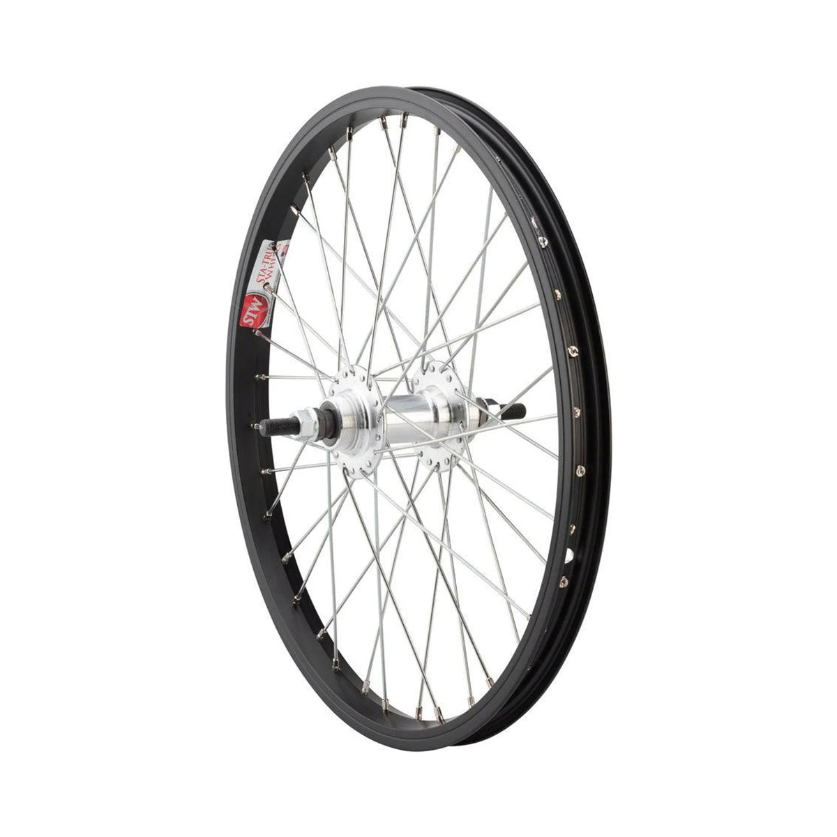 Basic Replacement Sta-Tru 18" BMX Rear Wheel: Single Wall, Rim Brake, Clincher, 3/8"x110mm (Bicycle Wheels) – studio product