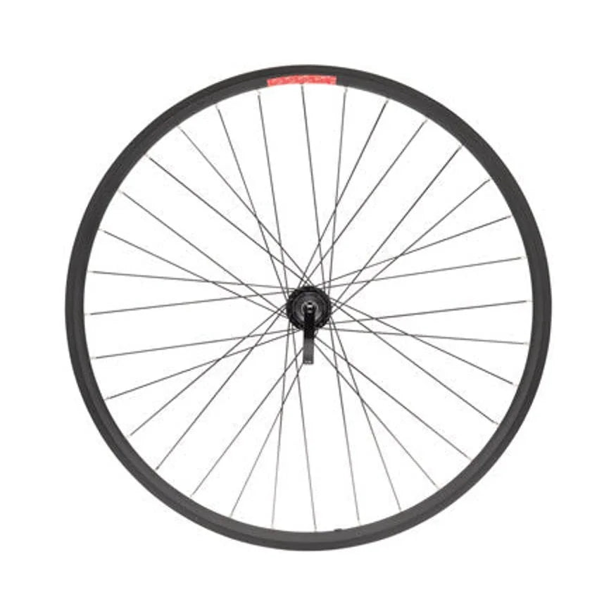 Basic Replacement Sta-Tru Double Wall Rear Wheel - 26", QR x 135mm, Freewheel, Black (Bicycle Wheels) – front profile