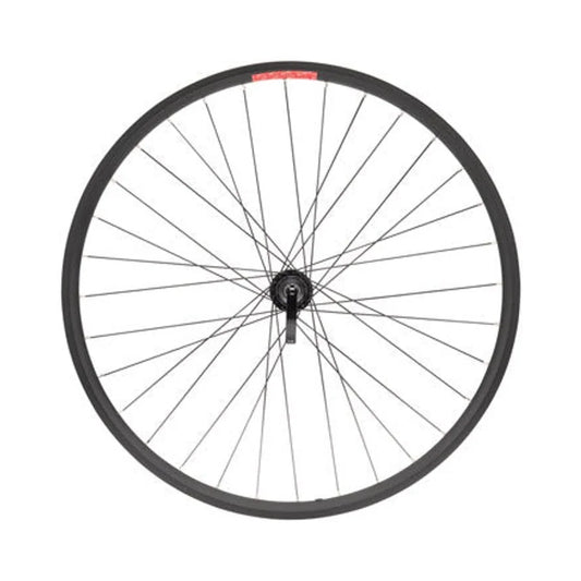 Basic Replacement Sta-Tru Double Wall Rear Wheel - 26", QR x 135mm, Freewheel, Black (Bicycle Wheels) – front profile