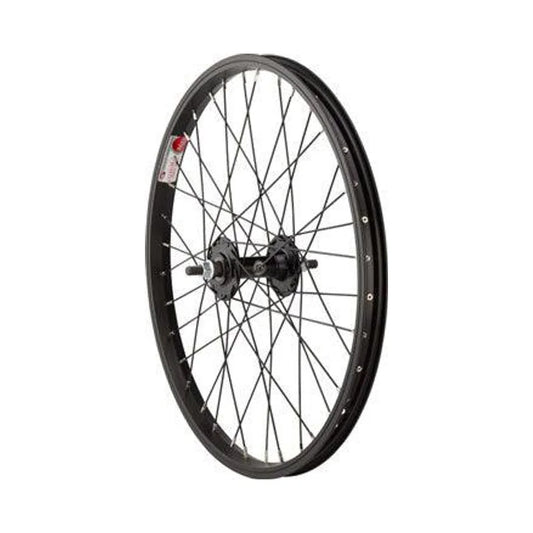 Basic Replacement Sta-Tru Single Wall Front Wheel - 20", 3/8" x 100mm, Rim Brake, Black, Clincher (Bicycle Wheels) – studio