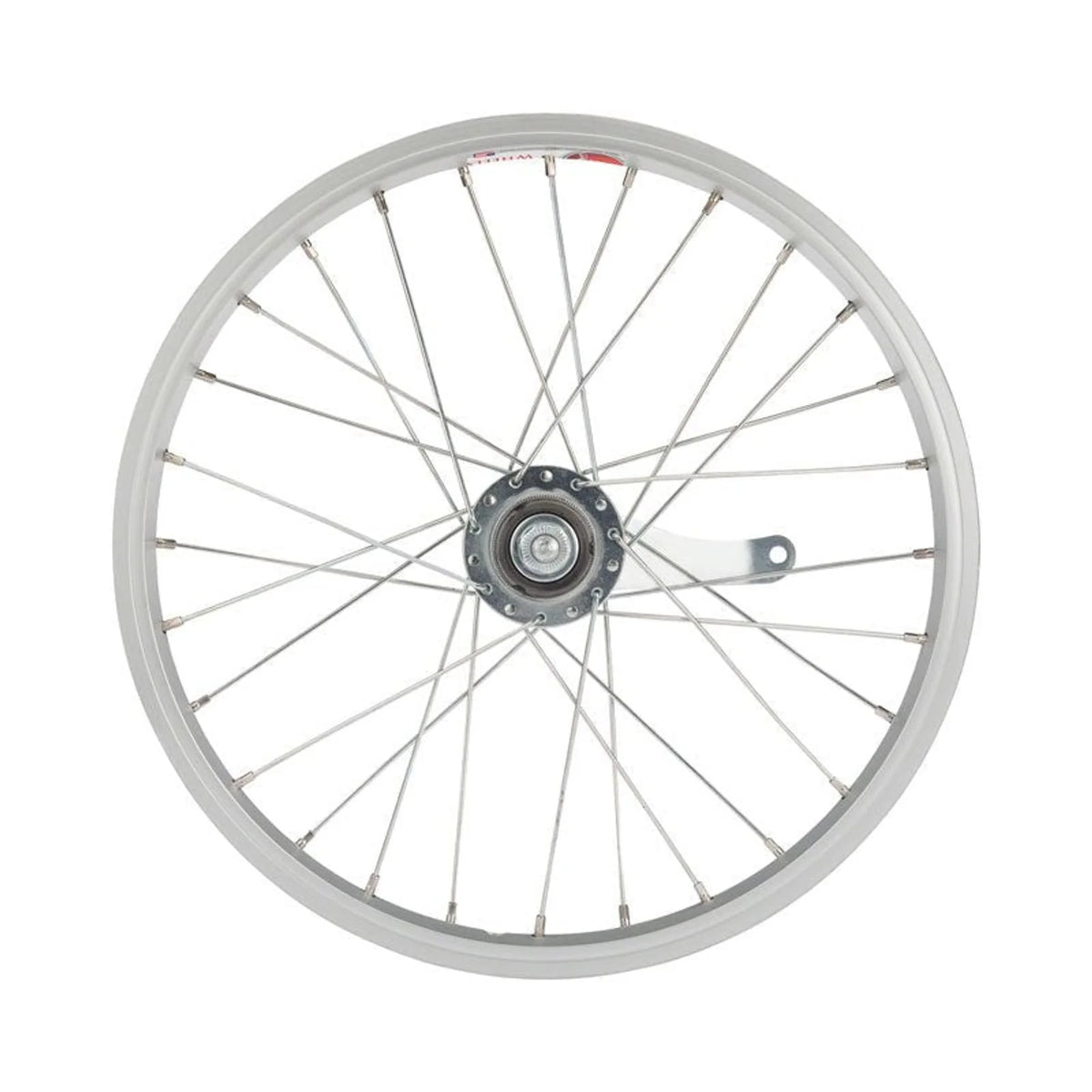Sta-Tru Single Wall Rear Wheel - 16", 3/8" x 110mm, Coaster Brake, Freewheel, Silver, Clincher – Basic Replacement Sta-Tru Single Wall Rear Wheel - 16", 3/8" x 110mm, Coaster Brake, Freewheel, Silver, Clincher (Bicycle (view 4 of 4)