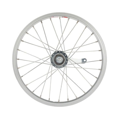 Sta-Tru Single Wall Rear Wheel - 16", 3/8" x 110mm, Coaster Brake, Freewheel, Silver, Clincher – Basic Replacement Sta-Tru Single Wall Rear Wheel - 16", 3/8" x 110mm, Coaster Brake, Freewheel, Silver, Clincher (Bicycle (view 4 of 4)