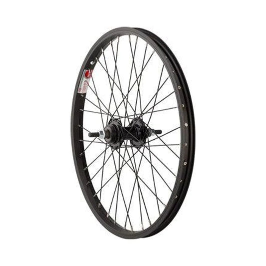 Sta-Tru Single Wall Rear Wheel - 20"x 1.75, 3/8" x 110mm, Rim Brake, Flip Flop, Black, Clincher – Basic Replacement Sta-Tru Single Wall Rear Wheel - 20"x 1.75, 3/8" x 110mm, Rim Brake, Flip Flop, Black, Clincher (Bicycle